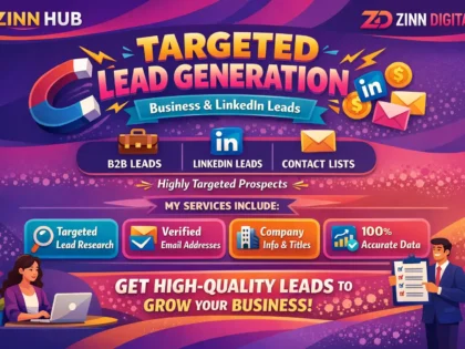 Do Lead Generation For Your Targeted Business And Linkedin Leads