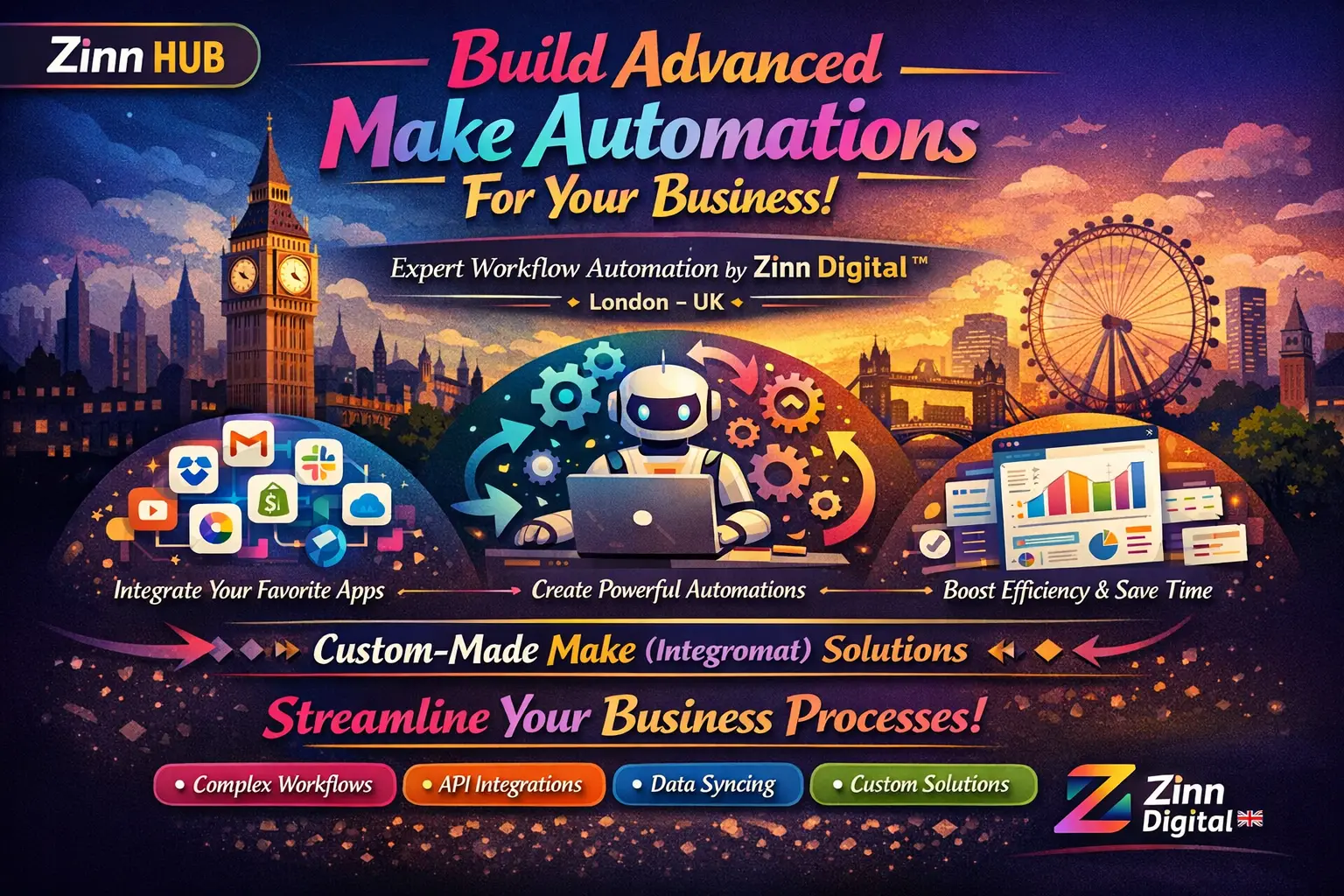 Build Advanced Make Automations For Your Business With Zinn Digital ™ 3 Build Advanced Make Automations For Your Business With Zinn Digital ™ - Image 3