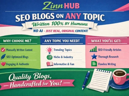 write SEO blogs about any topic without using ai