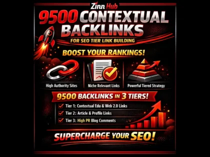 do 9500 contextual backlinks for SEO tier link building