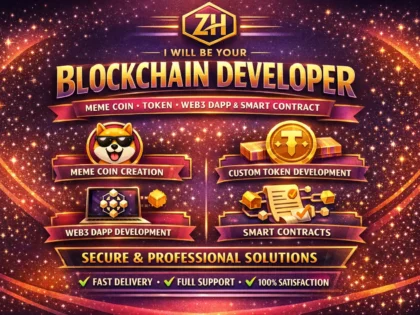 be blockchain developer with meme coin