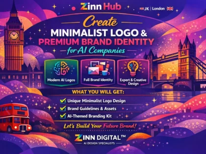 Create Minimalist Logo And Premium Brand Identity For Ai Companies