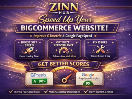 speed up bigcommerce website with improve gtmetrix google pagespeed