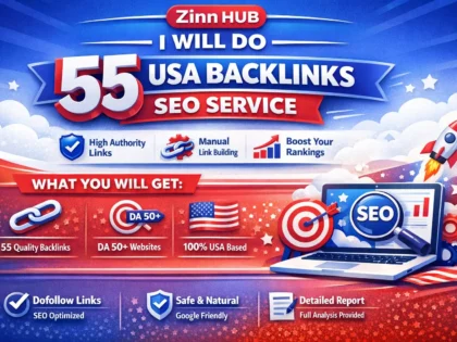do 55 link building USA backlinks