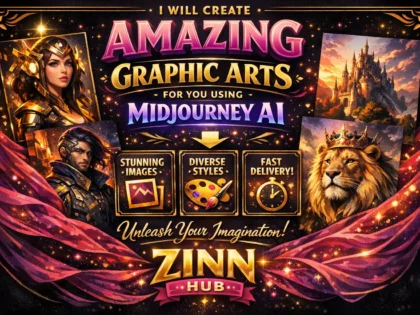 create amazing graphic arts for you using midjourney ai
