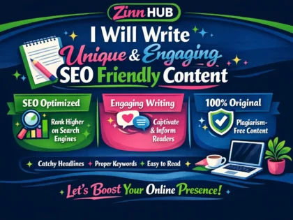 write unique and engaging SEO friendly content