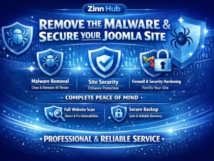 remove the malware and secure your joomla site