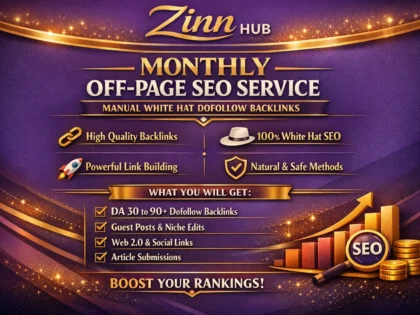 Do Monthly Off Page Seo Service Using Manual White Hat Dofollow Backlink