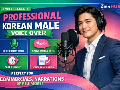 Record A Professional Korean Male Voice Over