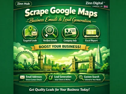 scrap google maps for business emails and lead generation