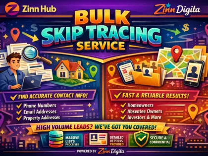 Provide Bulk Skip Tracing Service