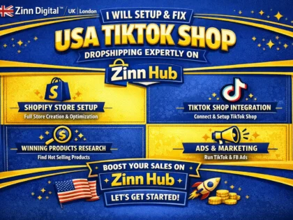 Setup And Fix Usa Tiktok Shop Dropshipping Shopify Ecommerce Marketing