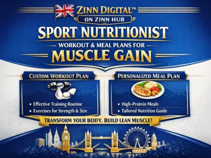 be sport nutritionist make workout plan meal plan for muscle gain