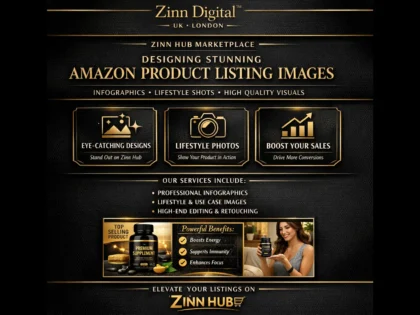 design stunning amazon product listing images infographic lifestyle pictures