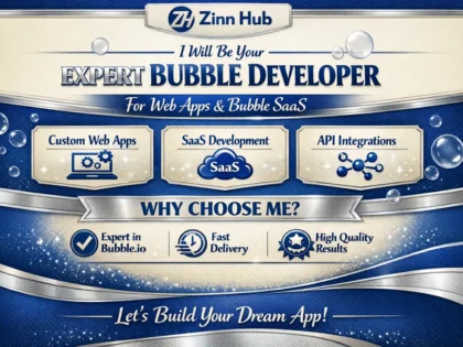 be your expert bubble developer for web apps bubble saas