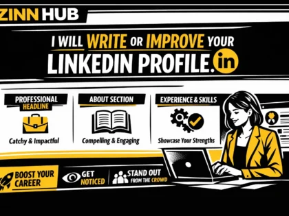 write or improve your linkedin profile