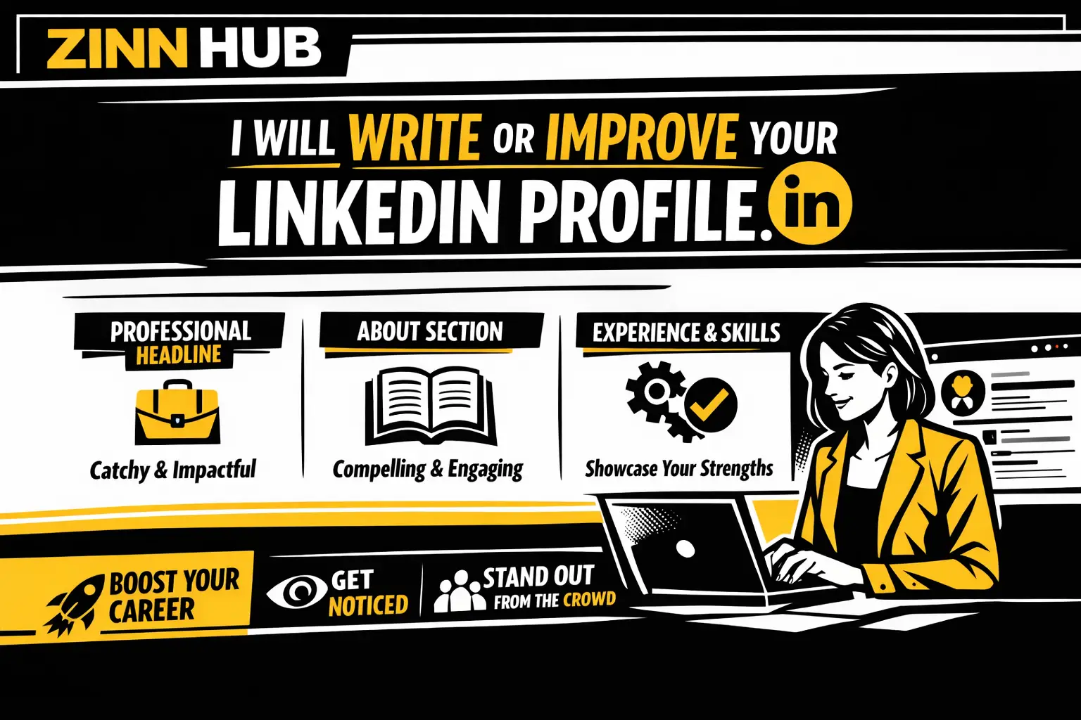 Write Or Improve Your Linkedin Profile 1 Write Or Improve Your Linkedin Profile