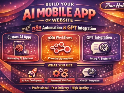 build your ai mobile app or website with n8n automation and gpt integration