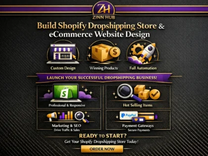 build shopify dropshipping store