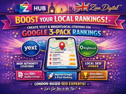 Create Yext and Bright Local citations for Google 3-pack rankings