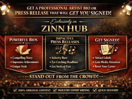 write a professional artist bio or press release that will get you signed