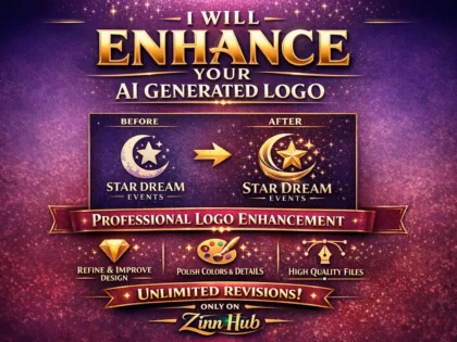 improve or enhance your ai generated logo unlimited revision