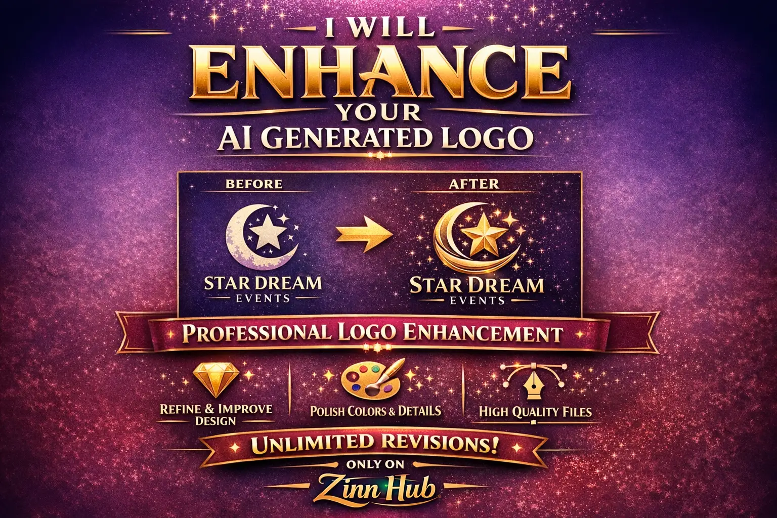 Improve Or Enhance Your Ai Generated Logo Unlimited Revision 1 Improve Or Enhance Your Ai Generated Logo Unlimited Revision