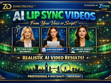 create ai lip sync videos from your voice or script