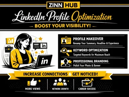 do linkedin profile optimization to boost your visibility
