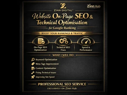 Website On-Page Seo And Technical Optimisation For Google Ranking