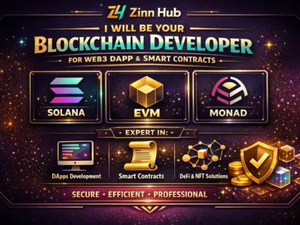 Be Blockchain Developer For Web3 Dapp
