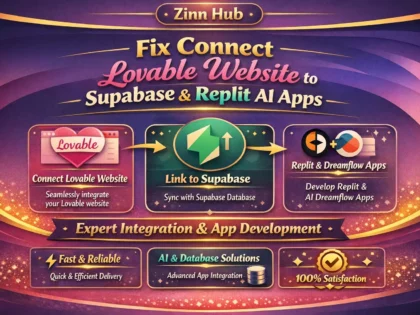 fix connect lovable website to supabase app