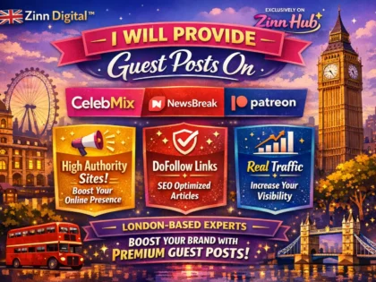 I Will Provide Guest Posts On Celebmix