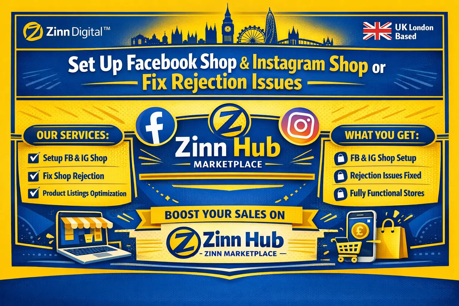 Set Up Facebook Shop And Instagram Shop Or Fix Rejection Issues 1 Set Up Facebook Shop And Instagram Shop Or Fix Rejection Issues