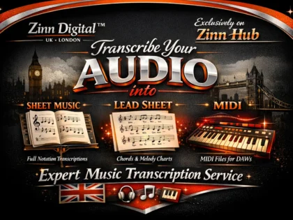 transcribe your audio into sheet music
