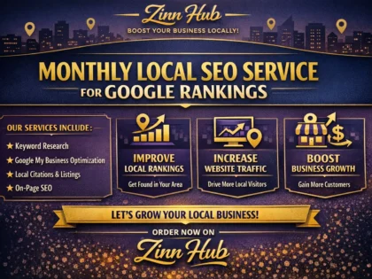 do monthly local SEO service for google rankings