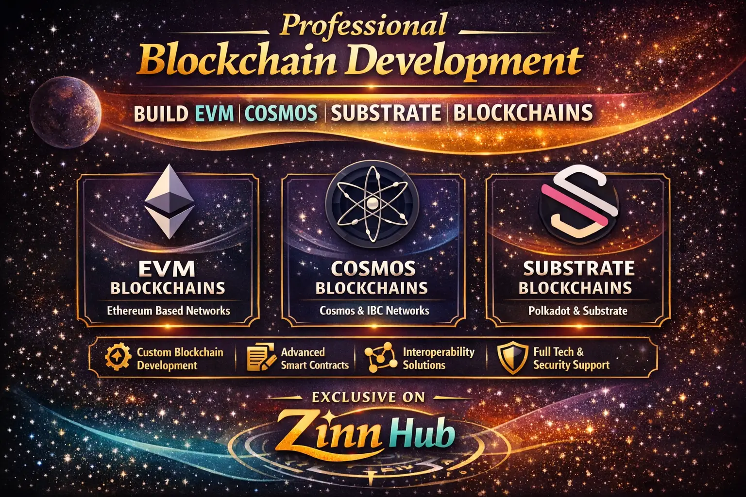 Build Evm, Cosmos, Substrate Blockchains 1 Build Evm
