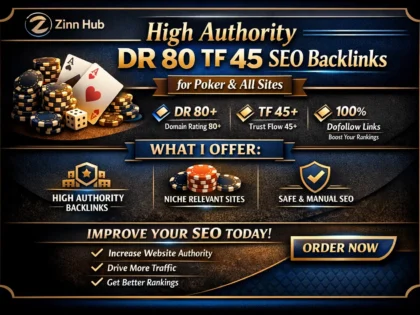 Do High Authority Dr 80 Tf 45 Dofollow Seo Backlinks For Poker And All Sites