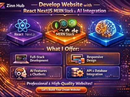 Develop Website With React Nextjs Mern Stack &Amp; Ai Integration 2 Develop Website With React Nextjs Mern Stack &Amp; Ai Integration