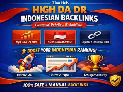 provide high da DR indonesian contextual dofollow id backlinks