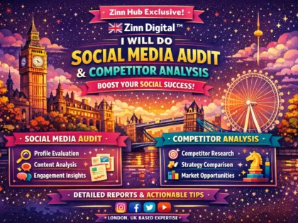 do social media audit and competitor analysis