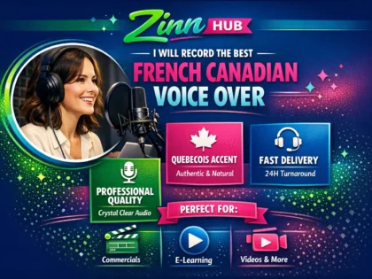 record the best french canadian voice over