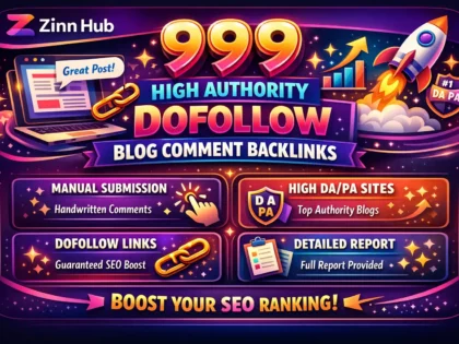 Manual Do 999 High Authority Dofollow Blog Comment Backlinks