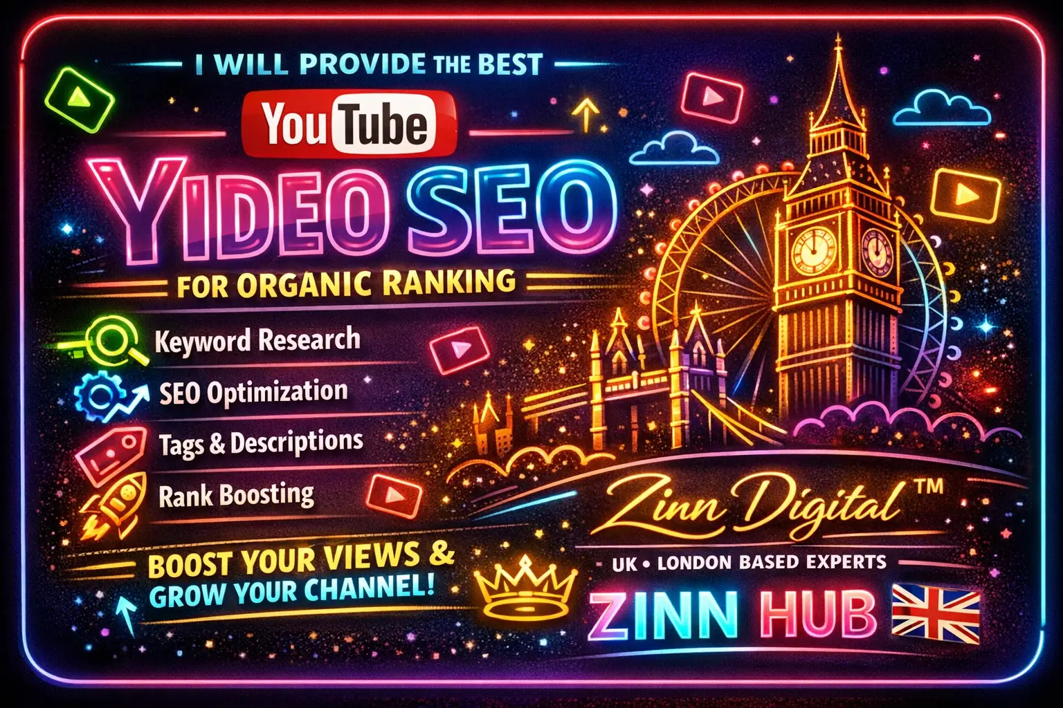 I Will Provide The Best Youtube Video Seo For Organic Ranking 1 I Will Provide The Best Youtube Video Seo For Organic Ranking