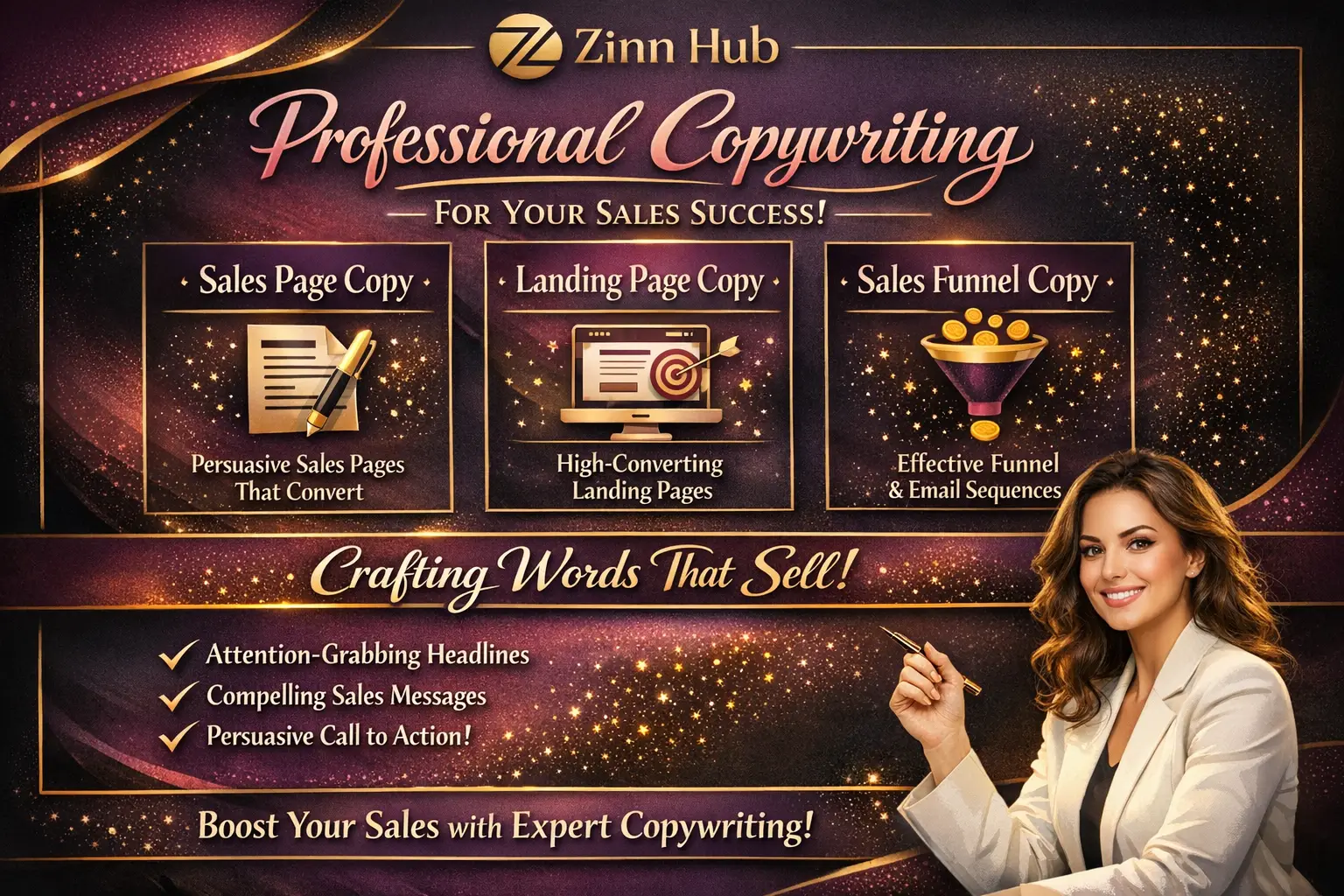 Do Copywriting For Your Sales Copy, Landing Page Copy And Sales Funnel 1 Do Copywriting For Your Sales Copy