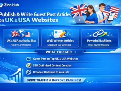 publish and write guest post articles on UK