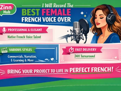 record the best female french voice over