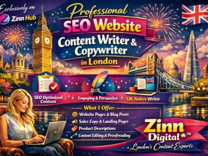 Professional Seo Website Content Writer &Amp; Copywriter In London