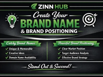 create brand name for business and brand positioning