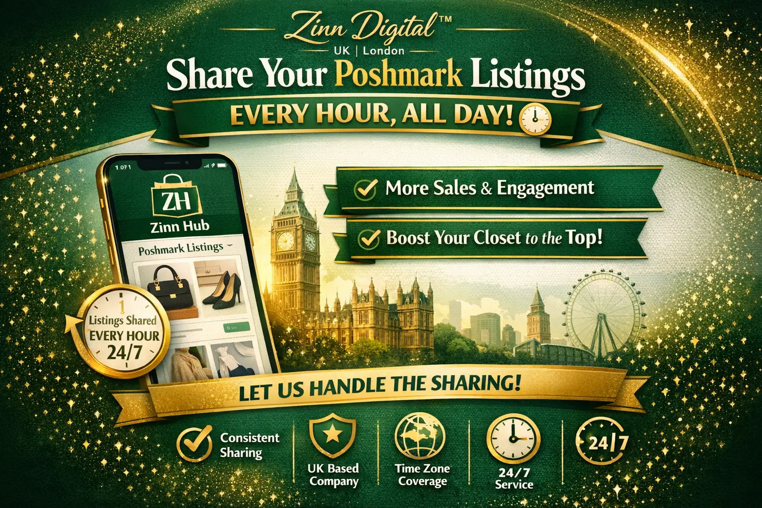 Share Your Poshmark Listings Every Hour All Day 1 Share Your Poshmark Listings Every Hour All Day